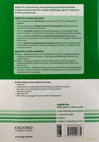 Język angielski English Plus 3 ćwiczenia GIMN - James Styring,Ilona Gąsiorkiewicz-Kozłowska,Janet Hardy-Gould [KSIĄŻKA]+[CD]