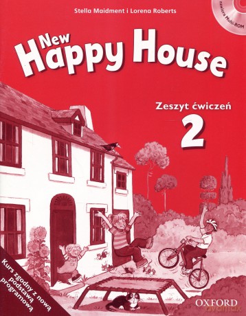 Język angielski Happy House New 2 ćwiczenia Edukacja wczesnoszkolna - Stella Maidment,Lorena Roberts [KSIĄŻKA]+[CD]