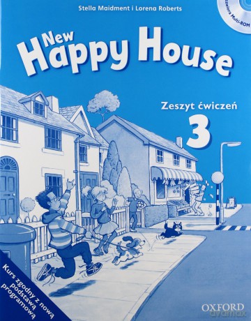 Język angielski Happy House New 3 ćwiczenia Edukacja wczesnoszkolna - Stella Maidment,Lorena Roberts [KSIĄŻKA]+[CD]