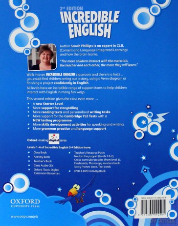 Język angielski Incredible English 1ćwiczenia Edukacja Wczesnoszkolna / 2 Edycja - Michaela Morgan,Sarah Phillips,Kirstie Grainger,Mary Slattery [KSIĄŻKA]