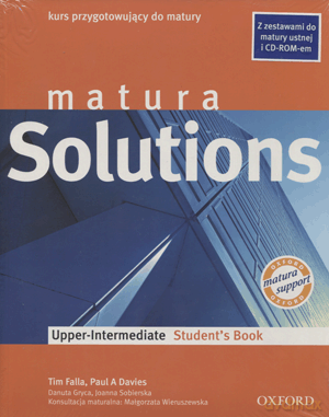 Język angielski Matura Solutions Upper-Intermediate podręcznik - Tim Falla,Paul A.Daviess [KSIĄŻKA]