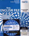 Język angielski New English File Pre-Intermediate ćwiczenia LO - Oxenden Clive,Seligson Paul,Latham-Koenig Christina [KSIĄŻKA]