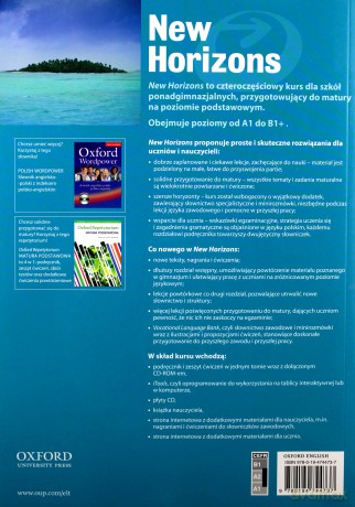 Język angielski New Horizons 2 podręcznik z ćw. LO - Paul Radley,Daniela Simons,Małgorzata Wieruszewska [KSIĄŻKA]