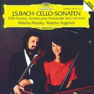 Maisky Argerich: Bachjs:Sons Cello+ Pno [CD]