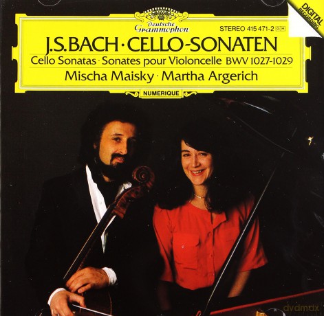 Maisky Argerich: Bachjs:Sons Cello+ Pno [CD]