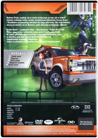 Transformers Prime sezon 1 cz. 3 [DVD]