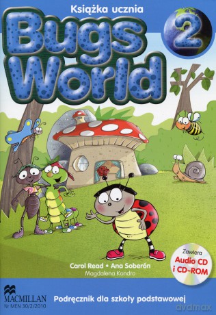 Język angielski Bugs World 2 podręcznik Edukacja wczesnoszkolna - Ana Soberon, Carol Read, Magdalena Kondro [KSIĄŻKA]