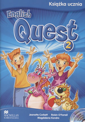 Język angielski English Quest 2 podręcznik Edukacja wczesnoszkolna - Magdalena Kondro, Roisin O Farrell, Jeanette Corbett [KSIĄŻKA]