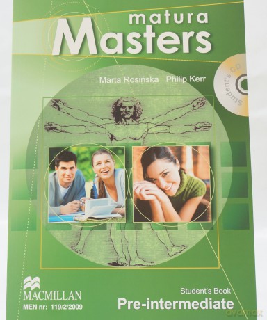 Język angielski Matura Masters Pre-Intermediate podręcznik LO - Marta Rosińska, Philip Kerr [KSIĄŻKA]+[CD]
