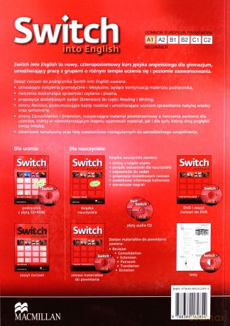Język angielski Switch into English 1 ćwiczenia GIMN - David Spencer [KSIĄŻKA]