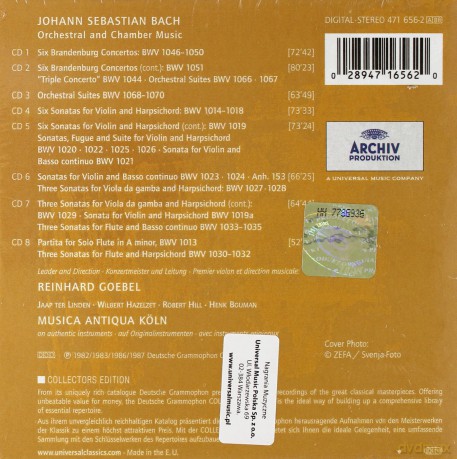 Mak Goebel: Bach Orchestral Works [8CD]