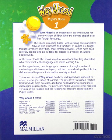 Język angielski Way Ahead 1 podręcznik Edukacja wczesnoszkolna - Printha Ellis, Mary Bowen [KSIĄŻKA]