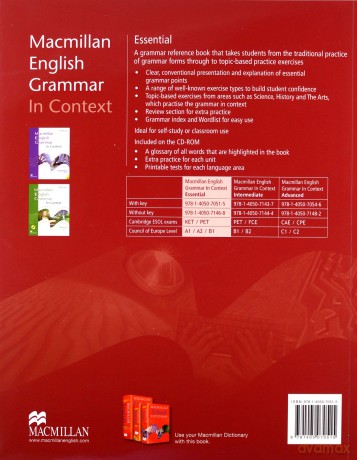 Macmillan english grammar in context essential - Simone Clarke [KSIĄŻKA]