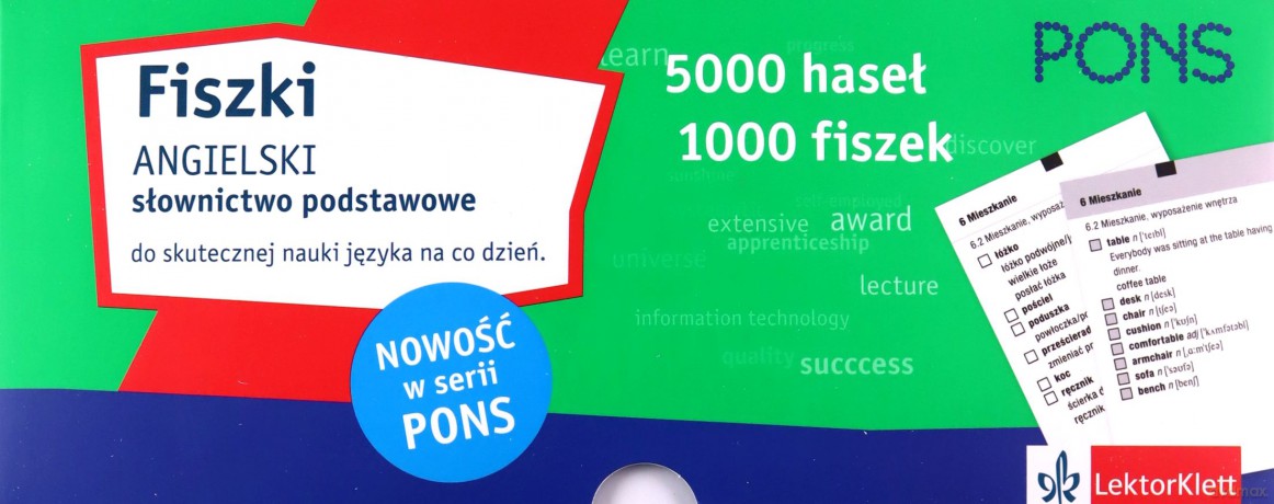 Język angielski. Fiszki słownictwo podstawowe [KSIĄŻKA]