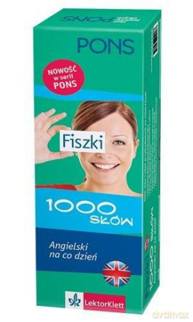 Język angielski. Fiszki. 1000 słów. Angielski na co dzień [KSIĄŻKA]