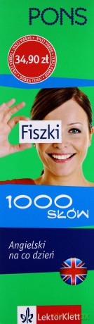 Język angielski. Fiszki. 1000 słów. Angielski na co dzień [KSIĄŻKA]