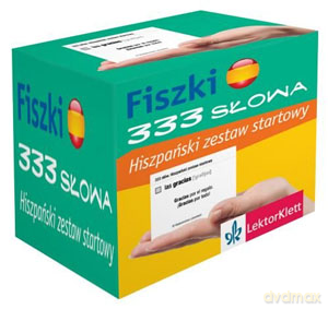 Język hiszpański. Fiszki 333 słowa. Zestaw startowy [KSIĄŻKA]