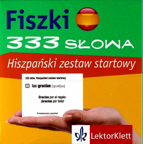 Język hiszpański. Fiszki 333 słowa. Zestaw startowy [KSIĄŻKA]
