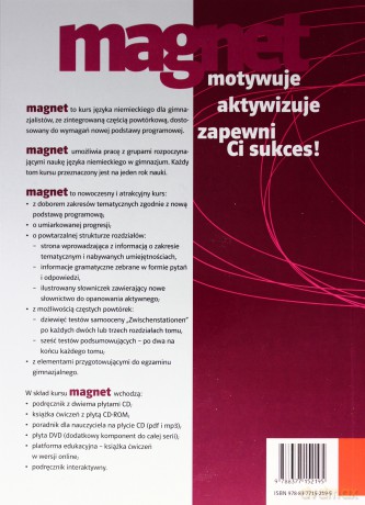 Język niemiecki Magnet 1 podręcznik GIMN [KSIĄŻKA]