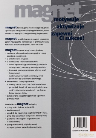 Język niemiecki Magnet 2 ćwiczenia GIMN [KSIĄŻKA]