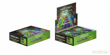 Saszetki z kartami Minecraft display 36 sztuk [KARTY]