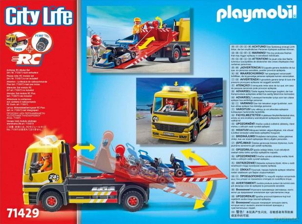 PLAYMOBIL Zestaw z figurkami City Life 71429 Pomoc drogowa RC