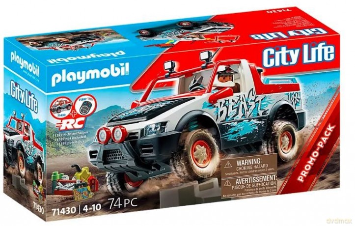 PLAYMOBIL Zestaw z pojazdem City Life 71430 Samochód rajdowy RC