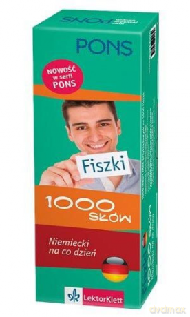Język niemiecki. Fiszki. 1000 słów. Niemiecki na co dzień [KSIĄŻKA]