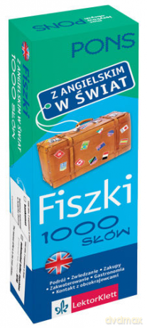 Pons. Fiszki 1000. Z angielskim w świat. [KSIĄŻKA]