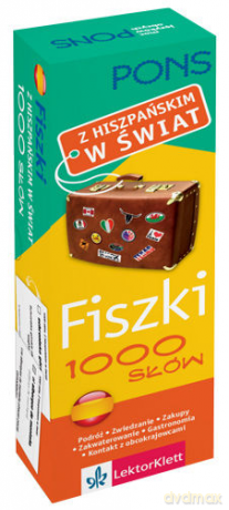 Pons. Fiszki 1000. Z hiszpańskim w świat. [KSIĄŻKA]