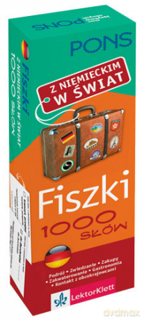 Pons. Fiszki 1000. Z niemieckim w świat. [KSIĄŻKA]
