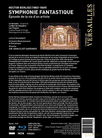 Hector Berlioz (1803-1869): Symphonie fantastique [Blu-Ray]+[DVD]
