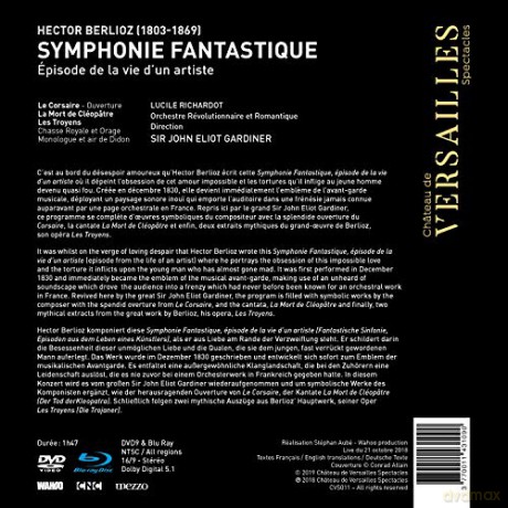 Hector Berlioz (1803-1869): Symphonie fantastique [Blu-Ray]+[DVD]