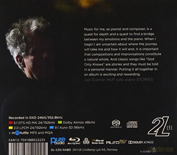 Jan Gunnar Hoff: Klavierwerke "Stories" [Blu-Ray]+[SACD]