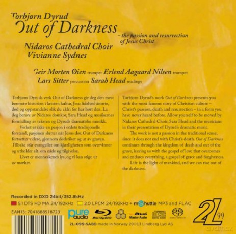 Torbjorn Dyrud: The Passion and Resurrection of Jesus Christ "Out of Darkness" [Blu-Ray]+[SACD]