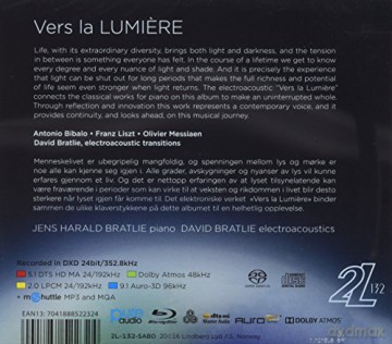 Antonio Bibalo (1922-2008): Jens Harald Bratlie & David Bratlie - Vers la Lumiere [Blu-Ray]+[SACD]