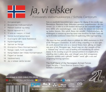 Staff Band Of The Norwegian Armed Forces - Ja, vi elsker [Blu-Ray]+[SACD]