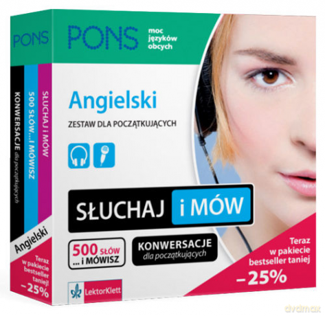 Pons. Słuchaj i mów. Angielski. Zestaw dla początkujących. [KSIĄŻKA]