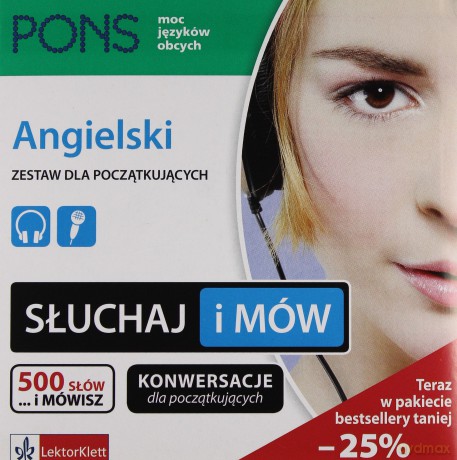 Pons. Słuchaj i mów. Angielski. Zestaw dla początkujących. [KSIĄŻKA]