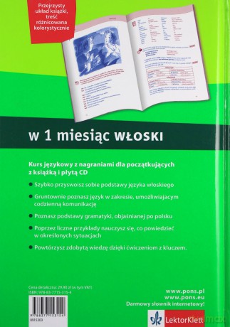Pons. Włoski w 1 miesiąc. [KSIĄŻKA]