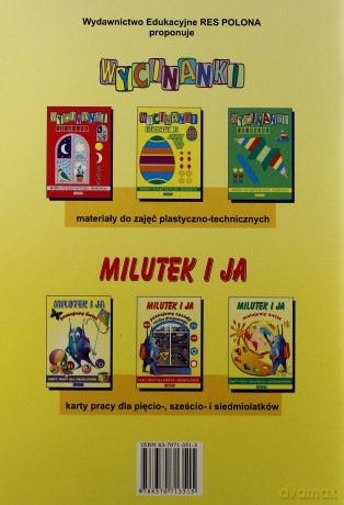 Milutek i Ja malujemy świat 5 i 6-latka karty pracy Edukacja przedszkolna - Alicja Szcześniak, Elżbieta Płóciennik [KSIĄŻKA]