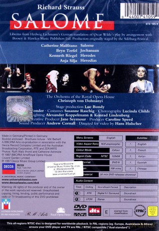 Malfitano/Terfel/Dohnanyi: Strauss Salome [DVD]