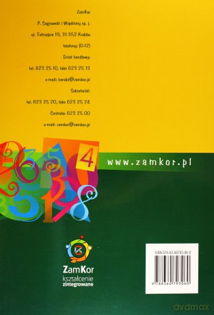 Kolorowe odrabianki dla Krzysia i Anki. Zabawy matematyczne dla ośmiolatków - Małgorzata Podleśna [KSIĄŻKA]