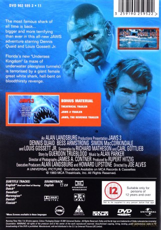 Jaws 3 (Szczęki 3) [DVD]