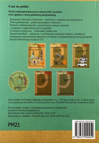 Język polski Czas na polski GIMN kl.2 podręcznik cz.1 - Joanna Grzymała, Izabela Muszyńska [KSIĄŻKA]
