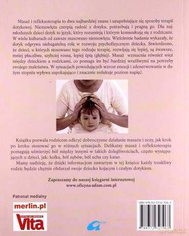 Kojący masaż. Masaż i refleksoterapia dla niemowląt i dzieci - Wendy Kavanagh [KSIĄŻKA]