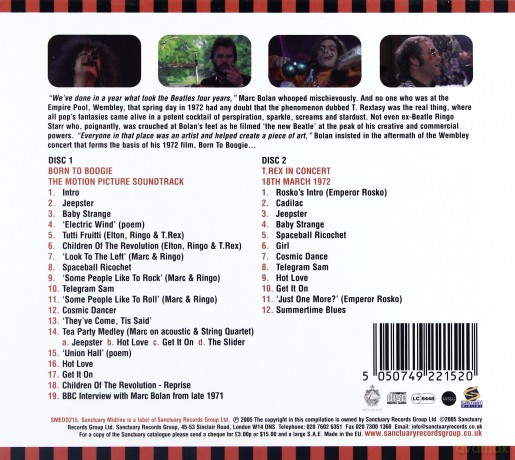 Marc Bolan, T.Rex: Born To Boogie [2CD]