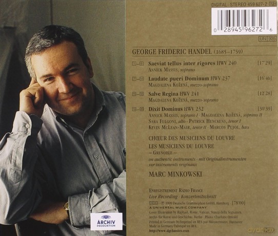 Marc Minkowski: Handel: Dixit Dominus [CD]