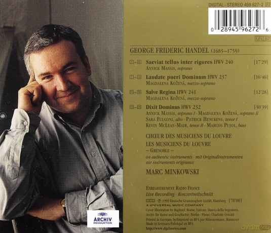 Marc Minkowski: Handel: Dixit Dominus [CD]
