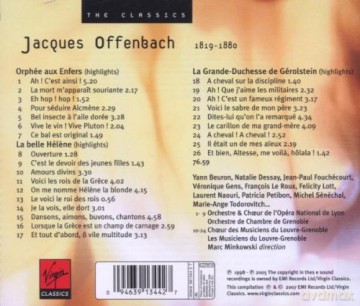 Marc Minkowski: Highlights From Orphee Aux Enfers [CD]